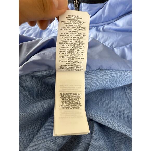 RLX Ralph Lauren Sz XXL Wool Blend Outdoor Full Zip Jacket Vest Blue Sleeveless - Picture 10 of 12